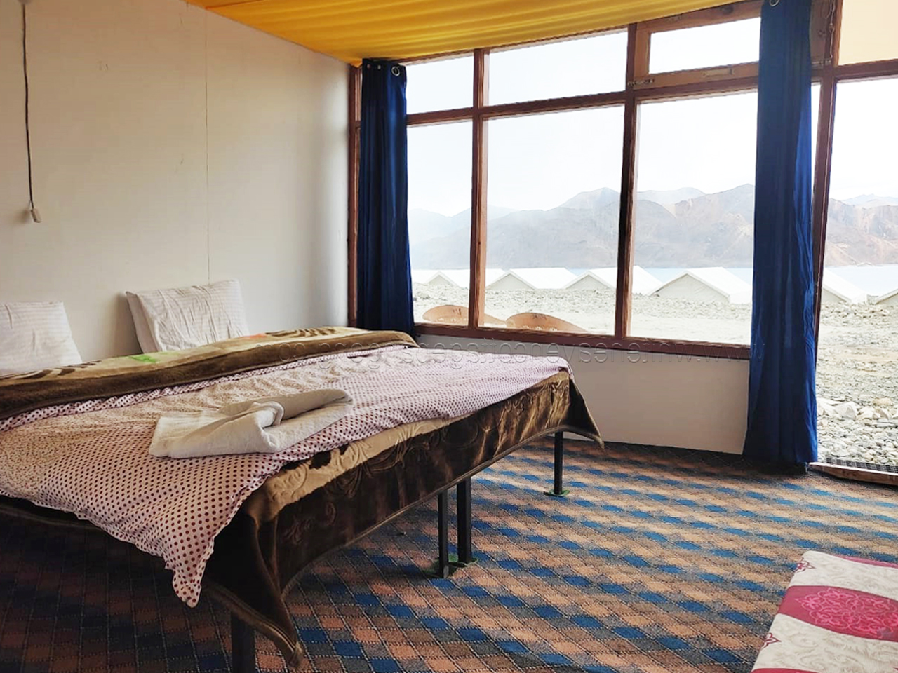 White Heaven Cottage Pangong Double Beded Room